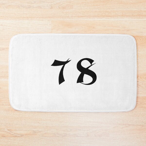 Item preview, 78, seventy-eight, black, shangai designed and sold by Numbers-Art.