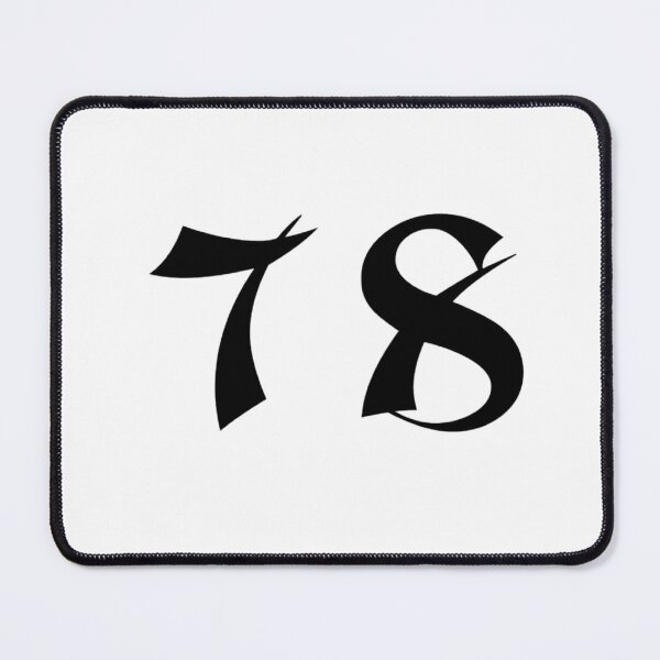 Item preview, 78, seventy-eight, black, shangai designed and sold by Numbers-Art.