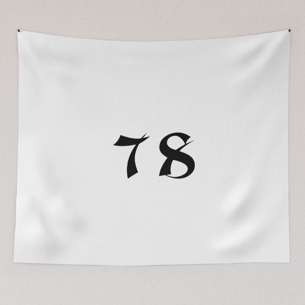 Item preview, 78, seventy-eight, black, shangai designed and sold by Numbers-Art.