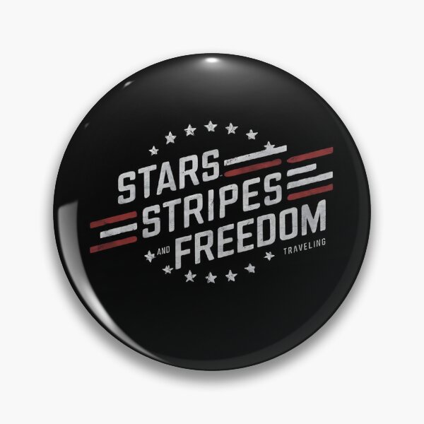 Item preview, Stars, Stripes, and Freedom, American Independence Day Classic T-Shirt designed and sold by HearWut.