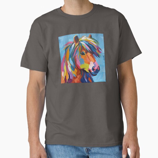 Item preview, Miniature Horse in Bright Colors designed and sold by RiverwoodGiftCo.