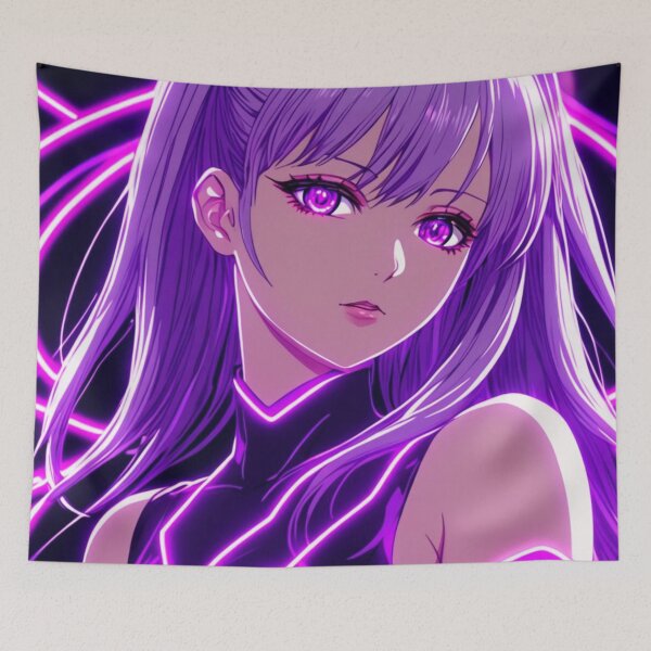 Item preview, Anime purple seduction designed and sold by AdultAnime.