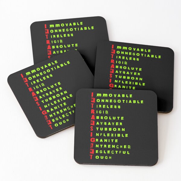 Item preview, Intransigent Acronym designed and sold by CoolCrazyQuirky.