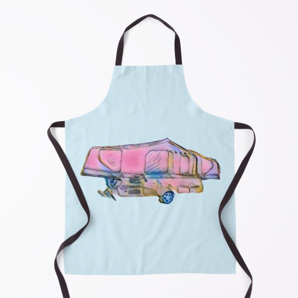 Item preview, Pink and Blue Folding Caravan designed and sold by BeccaAelishe.