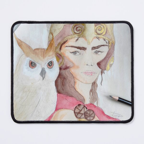 Item preview, Goddess Athena Illustration designed and sold by LisaPrr-76.