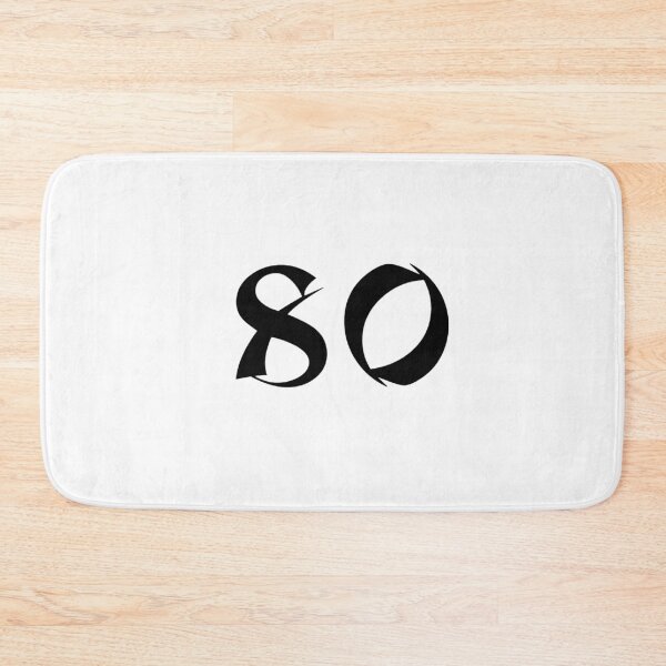 Item preview, 80, eighty, black, shangai designed and sold by Numbers-Art.