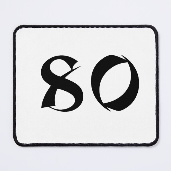 Item preview, 80, eighty, black, shangai designed and sold by Numbers-Art.