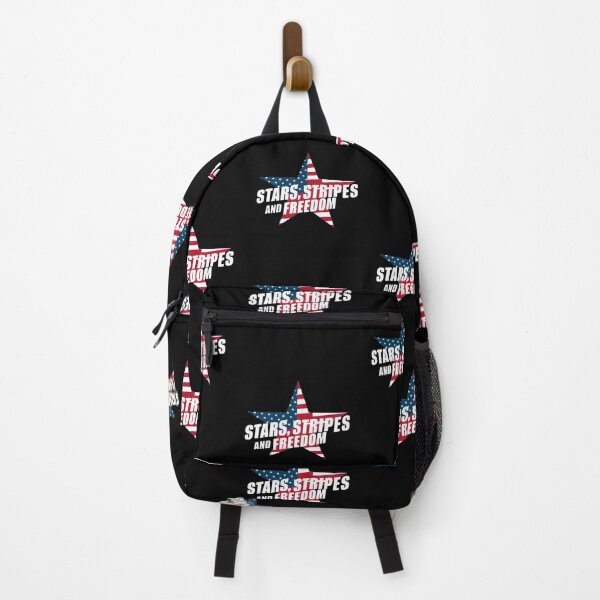 Item preview, Stars, Stripes, and Freedom, American Independence Day Classic T-Shirt designed and sold by HearWut.