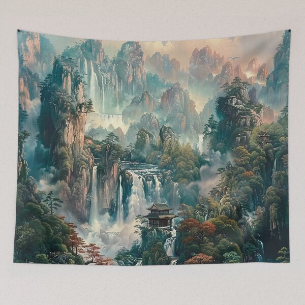 Item preview, Traditional Chienese environment art designed and sold by nomiraclehere.