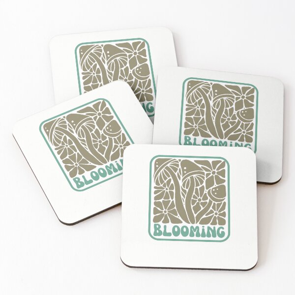 Item preview, Retro Pattern Geometric 80s Trendy Flower Mushroom T-shirt Sticker designed and sold by ThinkNature!.