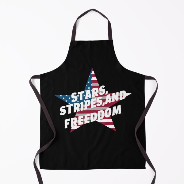 Item preview, Stars, Stripes, and Freedom, American Independence Day Classic T-Shirt designed and sold by HearWut.