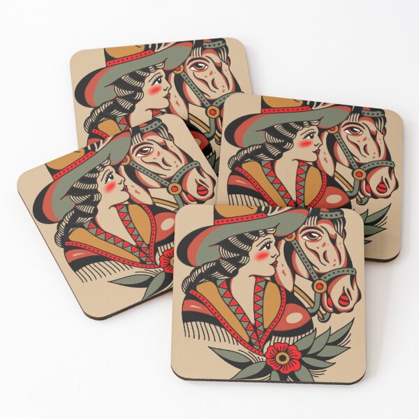 Item preview, Elegant Cowgirl with Horse designed and sold by MattFauci.