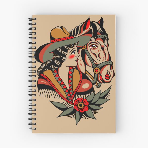 Item preview, Vaquera elegante con caballo designed and sold by MattFauci.