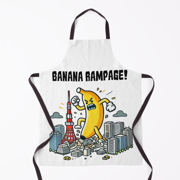 Item preview, Rampage of Banana! - giant banana rampaging through Tokyo designed and sold by Funny-Banana.