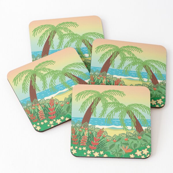 Item preview, Tropical Dream Beach designed and sold by Catphonesoup.