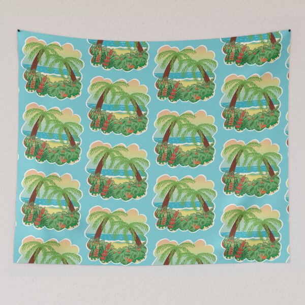 Item preview, Tropical Dream Beach designed and sold by Catphonesoup.