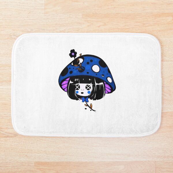 Item preview, Mushroom Head Girl Blue designed and sold by VOKED.