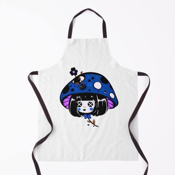 Item preview, Mushroom Head Girl Blue designed and sold by VOKED.