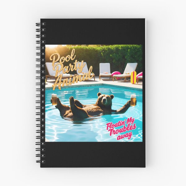 Item preview, Pool Party Animal- Floating My Troubles Away designed and sold by HardCorps.