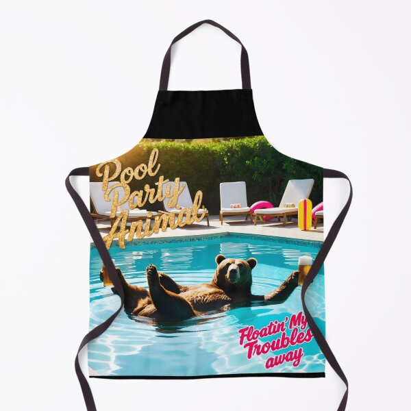 Item preview, Pool Party Animal- Floating My Troubles Away designed and sold by HardCorps.