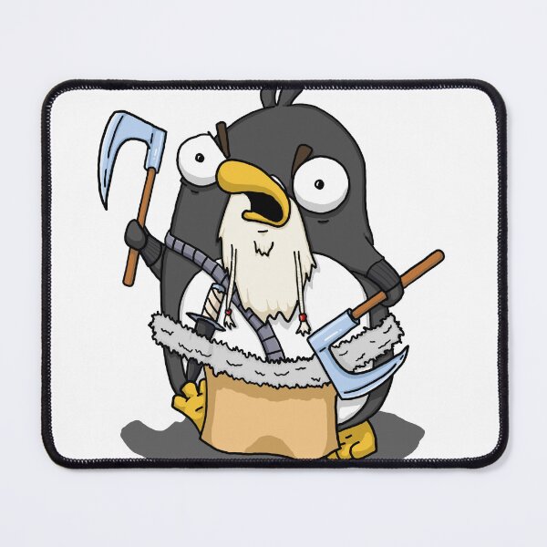 Item preview, Penguin Barbarian DND designed and sold by Squidmooseshop.