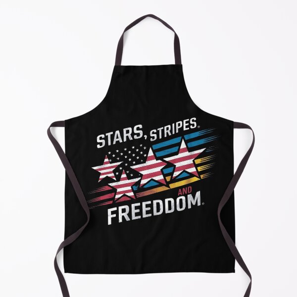 Item preview, Stars, Stripes, and Freedom, American Independence Day Classic T-Shirt designed and sold by HearWut.