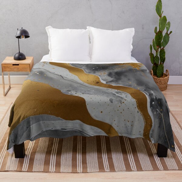 Item preview, Silver and gold watercolour art designed and sold by shokA Design.