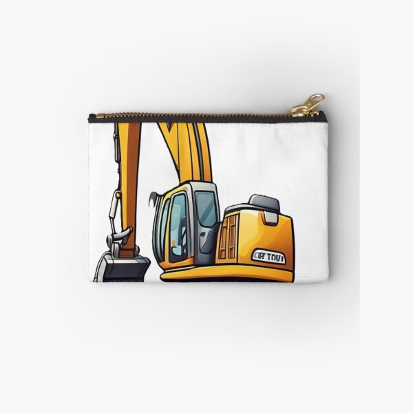 Item preview, Yellow Tracked Excavator with Raised Boom designed and sold by OxiSkor.