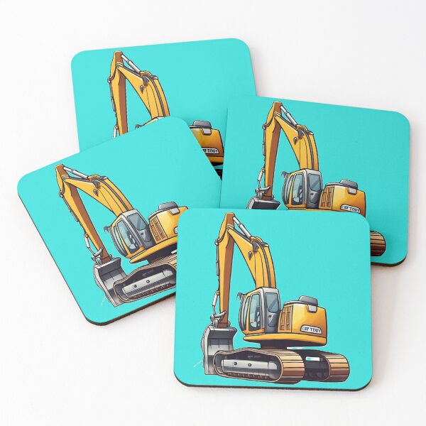 Item preview, cartoon funny excavator designed and sold by OxiSkor.