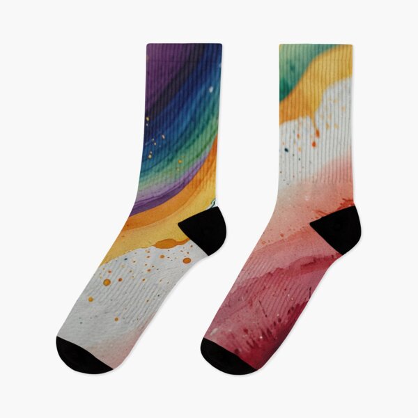 Item preview, Rainbow watercolour art designed and sold by shokA Design.