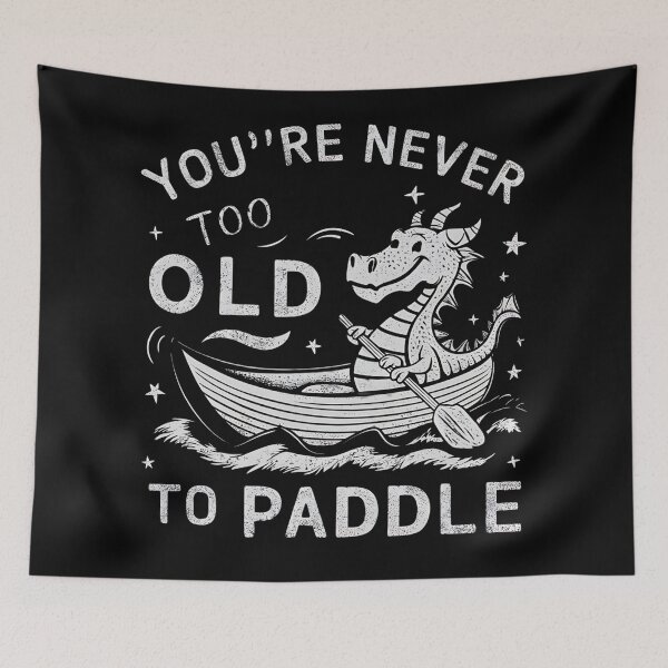 Item preview, Chinese Dragon Boat Racing, You're Never Too Old to Paddle designed and sold by Haji  Kamora.