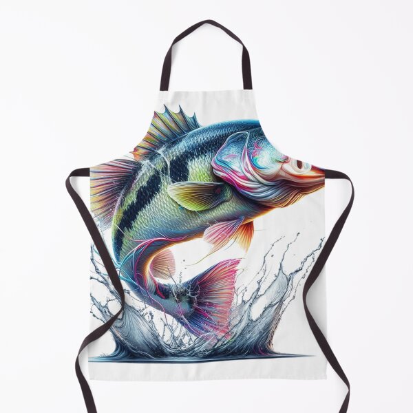 Item preview, Bass Fish Jumping Lake designed and sold by deniz kaya.