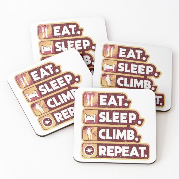 Item preview, Eat, Sleep, Climb, Repeat Day Hiking designed and sold by VibePrintStudio.