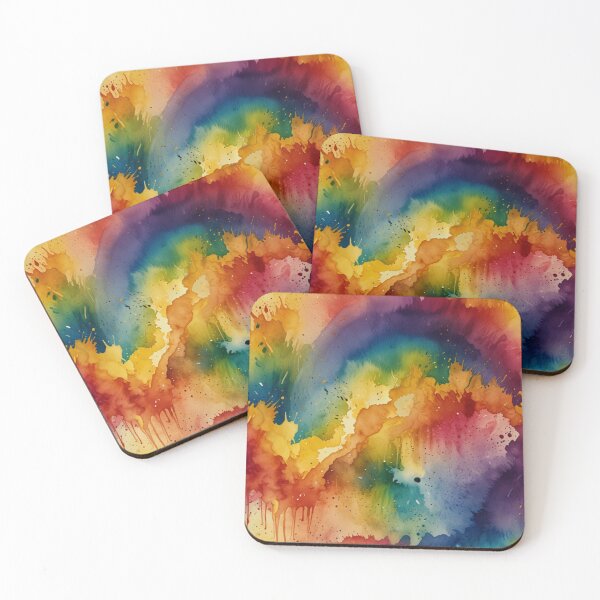 Item preview, Rainbow watercolour art designed and sold by shokA Design.