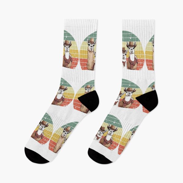 Item preview, Cute Llamas Western Funny Llama Retro Sunset designed and sold by MomentumCloset.