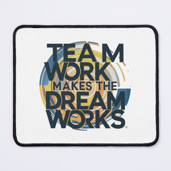 Item preview, Team Work make the Dream Work designed and sold by Gentle40Winks.