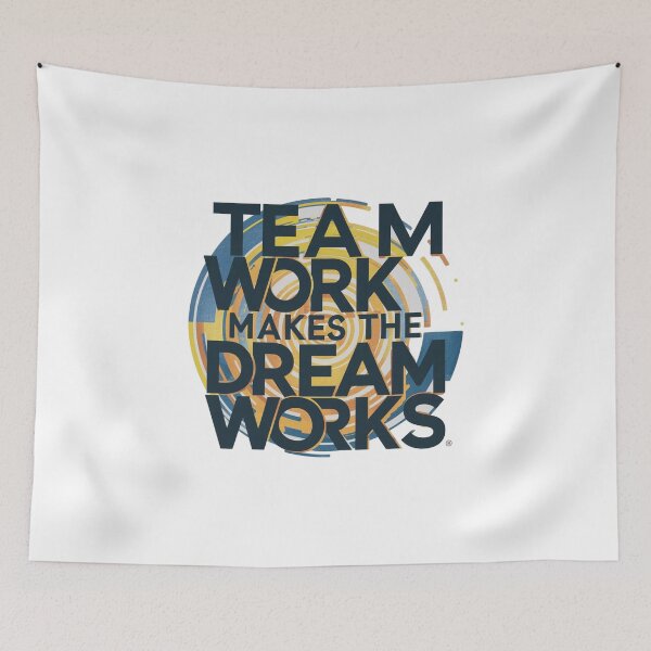Item preview, Team Work make the Dream Work designed and sold by Gentle40Winks.