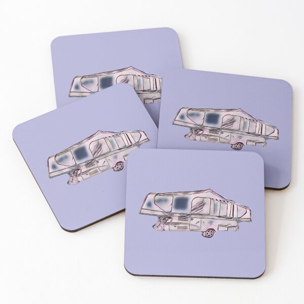 Item preview, Grey Folding Caravan designed and sold by BeccaAelishe.