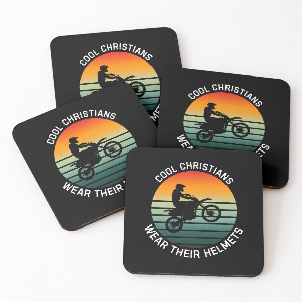 Item preview, Cool Christians Wear Their Helmets Biker Safety Reminder designed and sold by DizzyTees98.