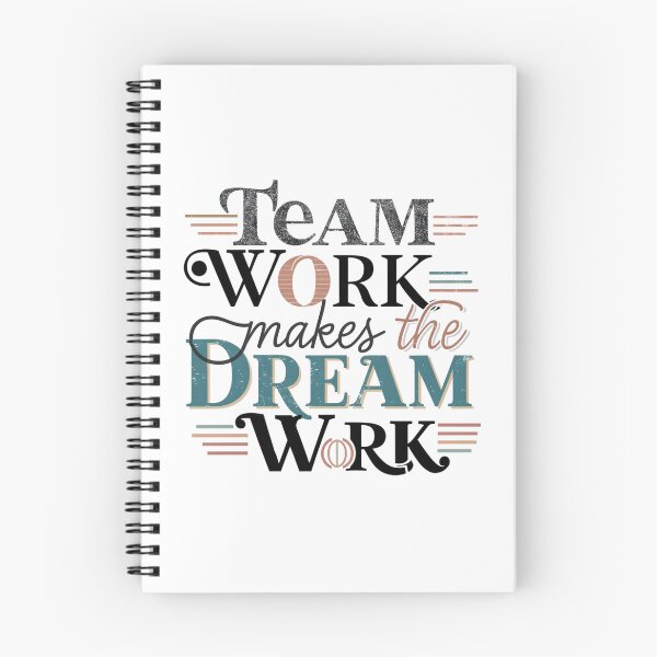 Item preview, Team Work make the Dream Work designed and sold by Gentle40Winks.