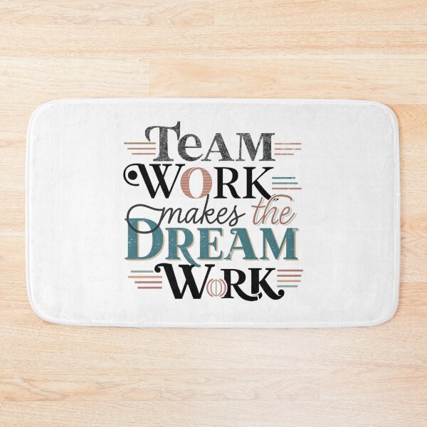 Item preview, Team Work make the Dream Work designed and sold by Gentle40Winks.