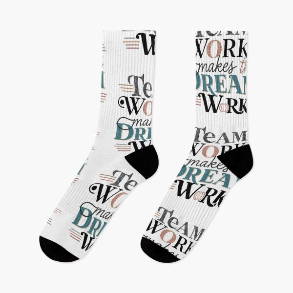 Item preview, Team Work make the Dream Work designed and sold by Gentle40Winks.