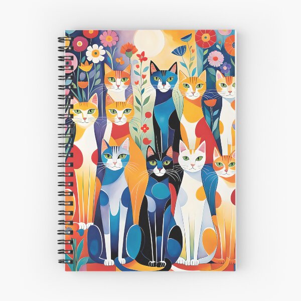 Item preview, Whimsical kitty cats designed and sold by Ilikeiwantilove.