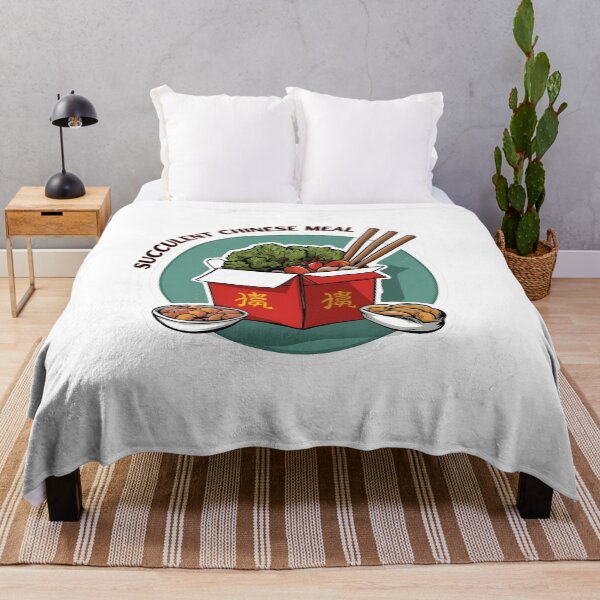 Item preview, Whimsical Sticker of a Succulent Chinese Meal designed and sold by TeeSocio.