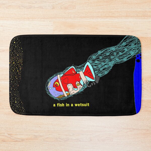 Item preview, a fish in a wetsuit - NO 01 designed and sold by OceanArtStore.