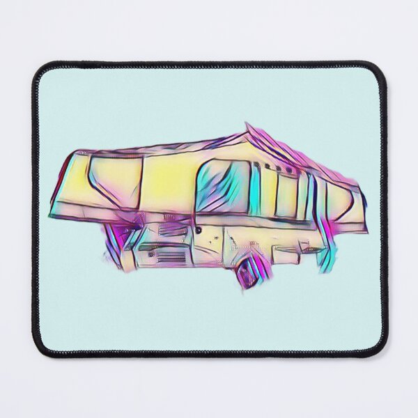 Item preview, Purple and Blue Folding Caravan designed and sold by BeccaAelishe.