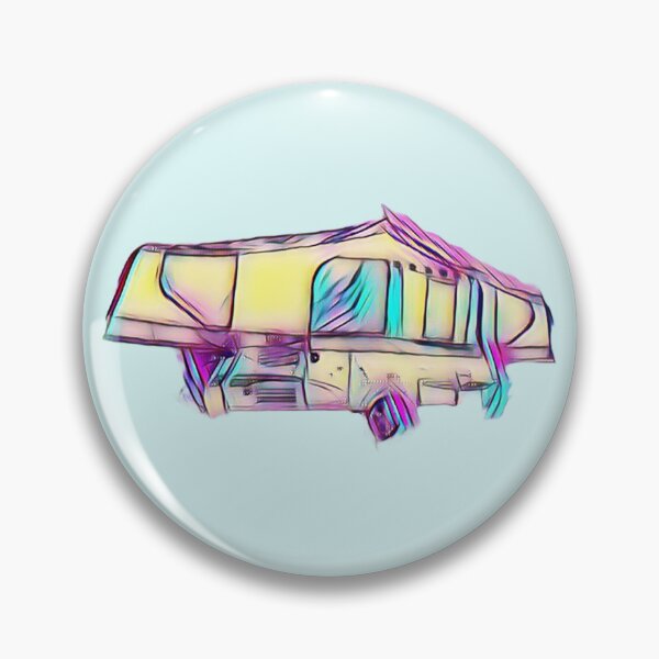Item preview, Purple and Blue Folding Caravan designed and sold by BeccaAelishe.