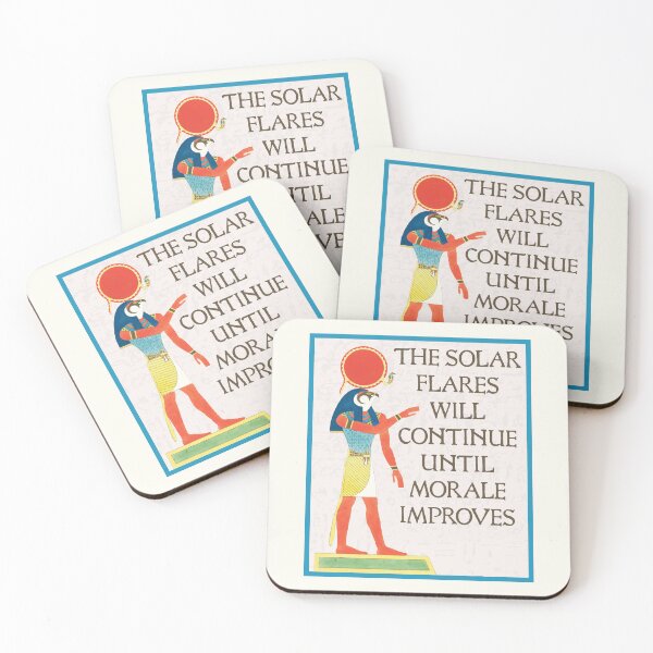 Item preview, The Solar Flares Will Continue Until Morale Improves designed and sold by SweetLog.