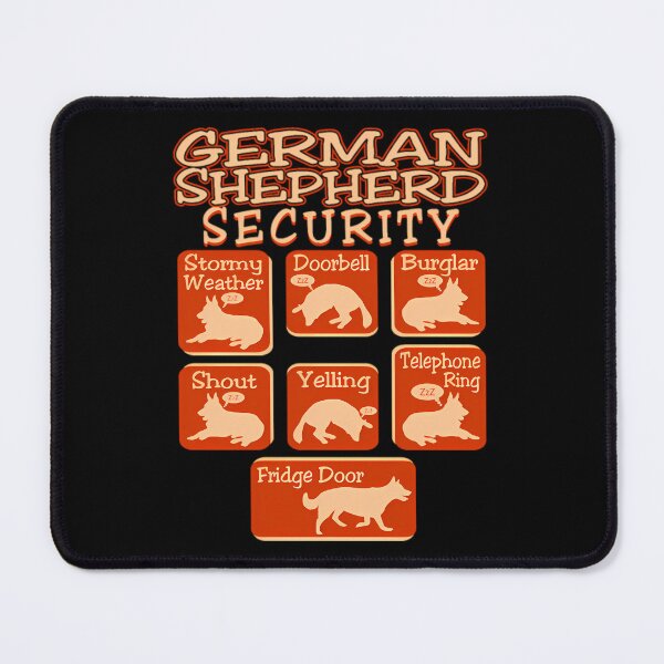 Item preview, german shepherd security designed and sold by wesdesignshop.