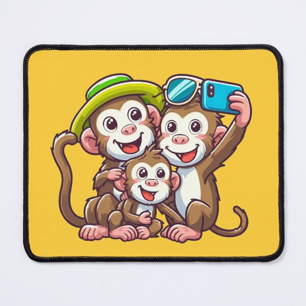 Item preview, Family Selfie - Kawaii Monkeys designed and sold by Shtex.